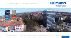Desktop Screenshot of homann-immobilien.de